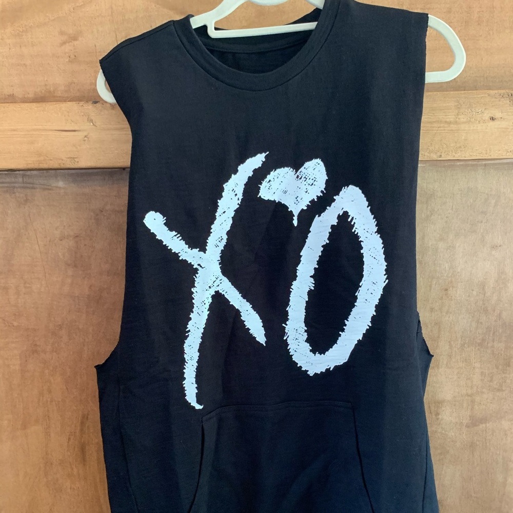 The Weeknd Official Issue XO Sweatshirt Tank muscle Top